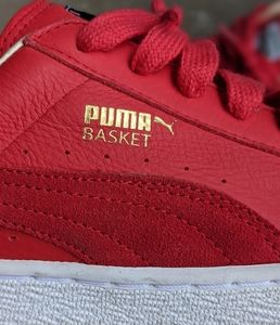 Puma Basket Red Leather US10